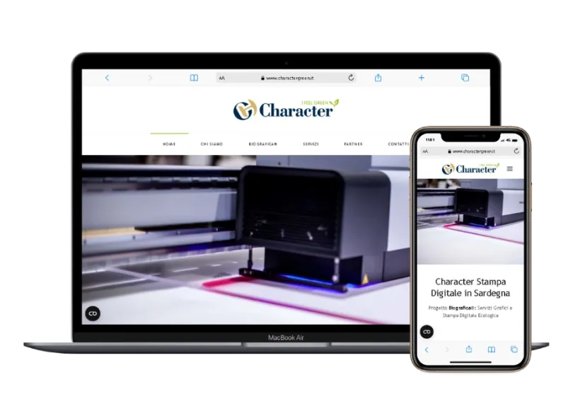 Character Green Sassari - Stampa digitale Sardegna