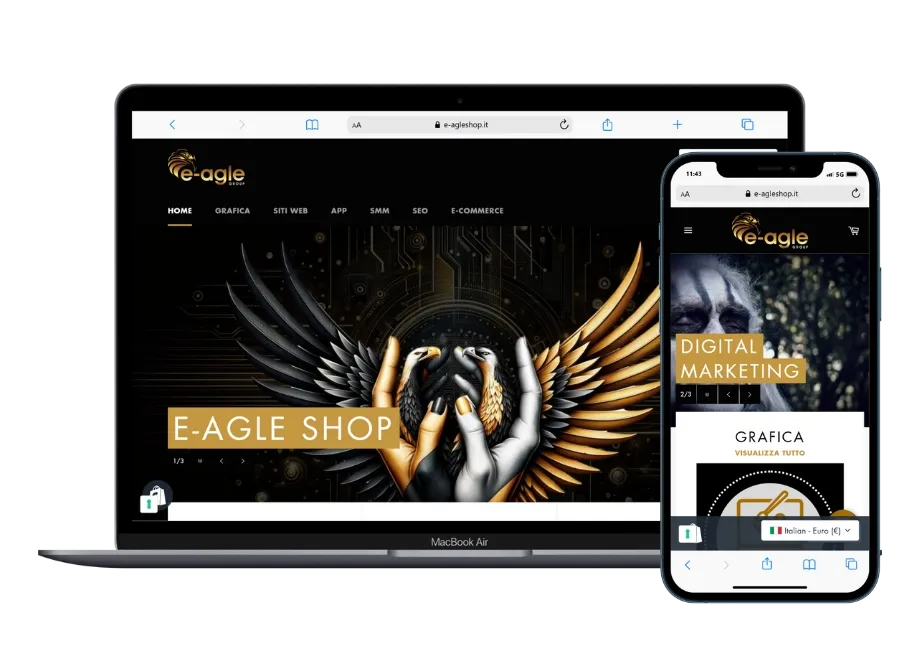 E-agle Shop - E-commerce strumenti digitali.