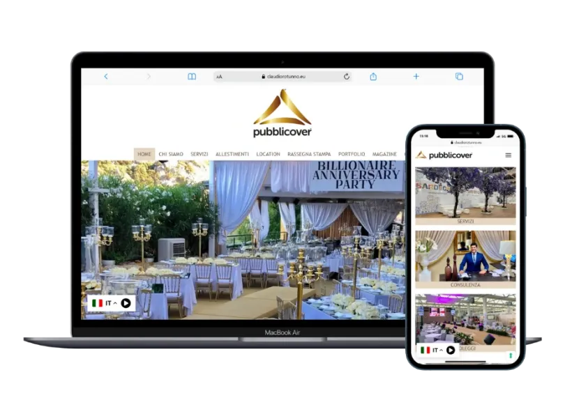 Pubblicover Claudio Rottuno - Organizzazione ed allestimento eventi.